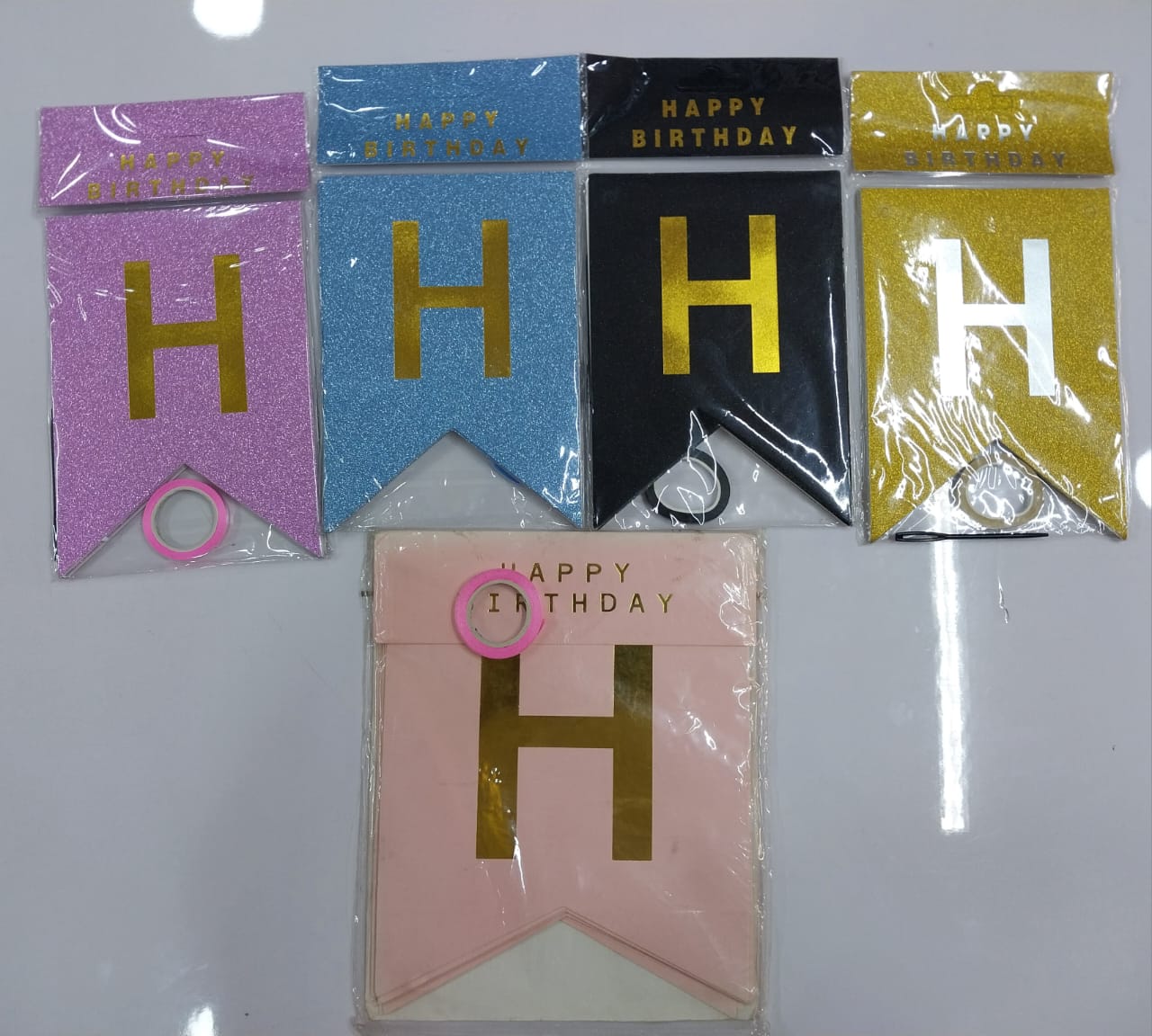 Happy birthday paper banner Happy birthday paper banner