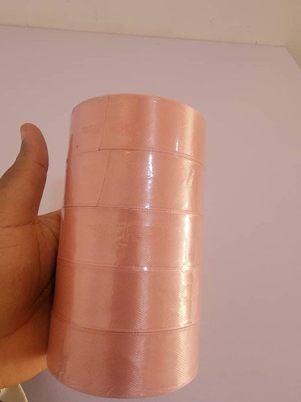 blush pink satin ribbon