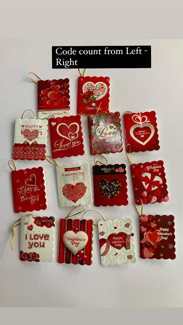valentines card tags