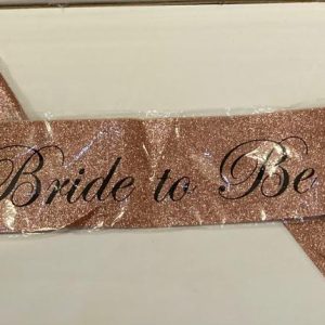 bride to be sash