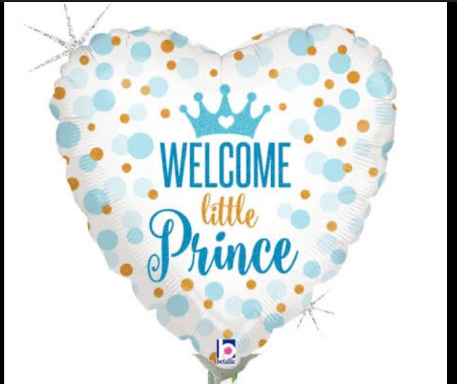 18'' baby prince foil balloon