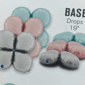 base drop foil balloon 19''