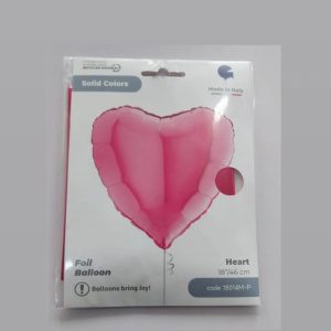 18'' Fuchsia heart foil balloon