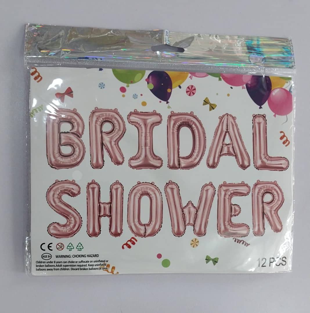 Bridal Shower balloon banner