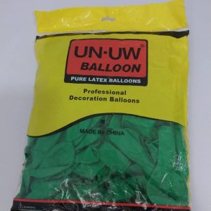 12'' Green latex balloon