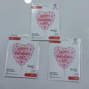 18'' Pink heart Valentine's balloon