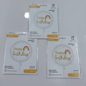 18'' Boho birthday balloon