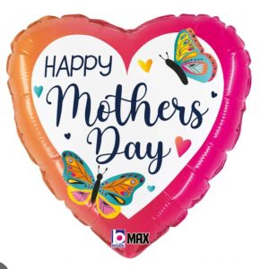 18'' Mother's Day colorful butterfly balloon- Grabo brand