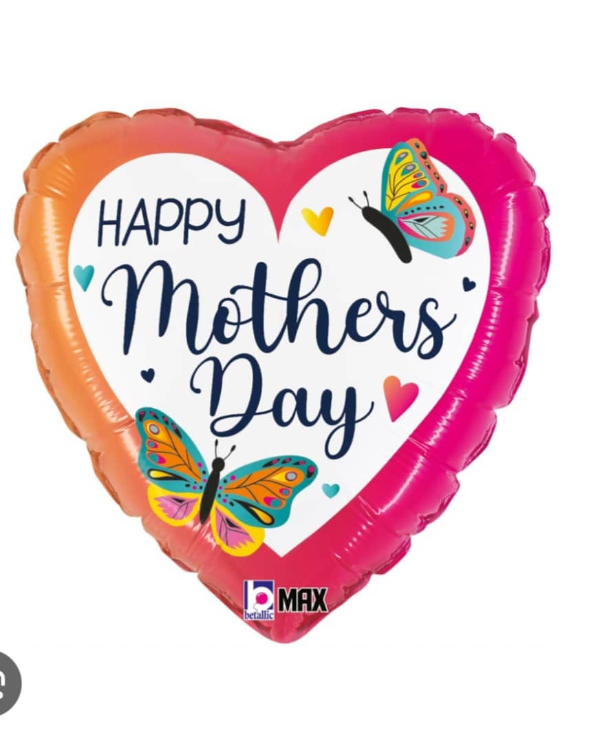 18'' Mother's Day colorful butterfly balloon- Grabo brand