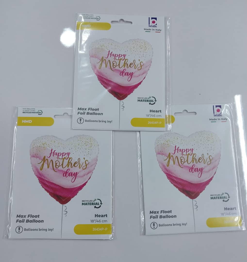 18'' Mother's Day pretty pink balloon